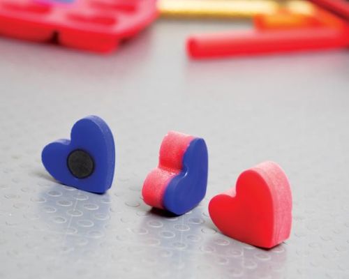 Quick and Easy Heart Shaped Magnets